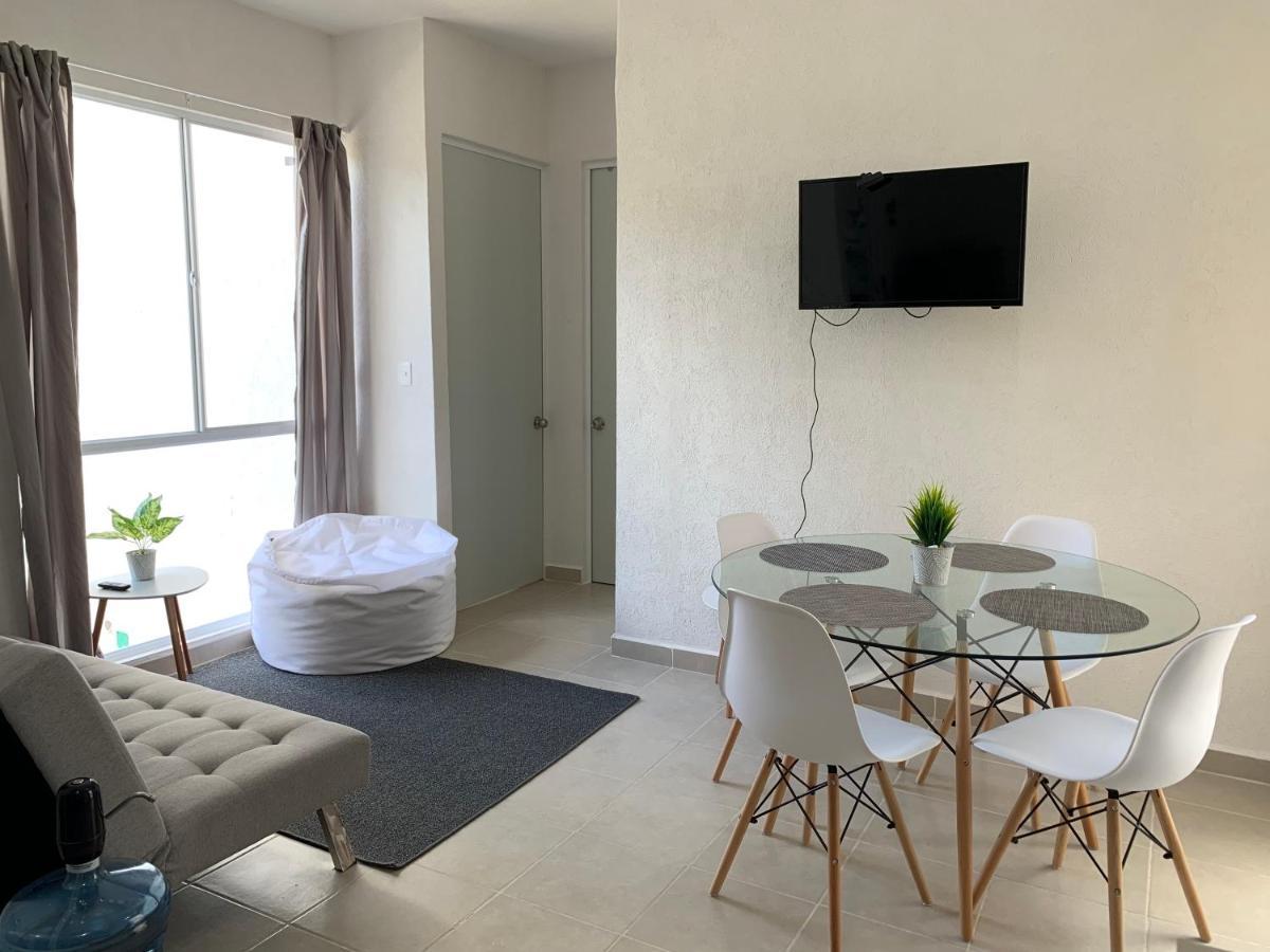 Departamento Vacacional 2 Habitaciones Vista A La Alberca By Eita Cancun Dış mekan fotoğraf