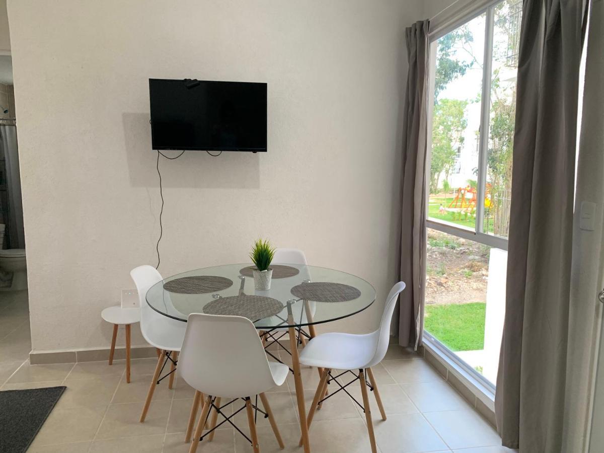 Departamento Vacacional 2 Habitaciones Vista A La Alberca By Eita Cancun Dış mekan fotoğraf