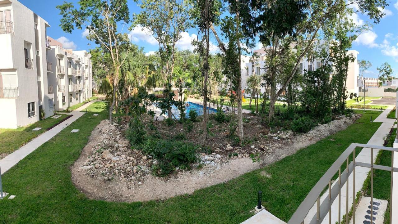 Departamento Vacacional 2 Habitaciones Vista A La Alberca By Eita Cancun Dış mekan fotoğraf